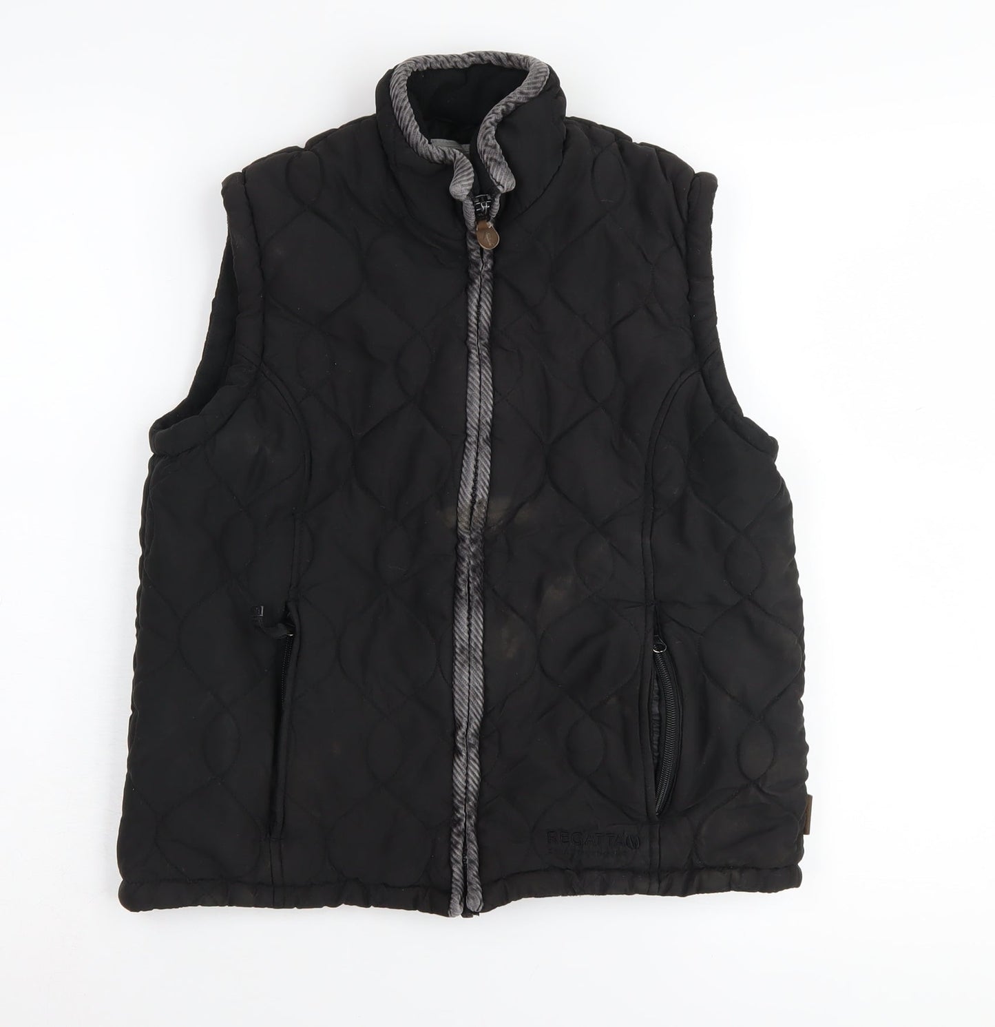 Regatta Women's Black Quilted Waistcoat Size 12