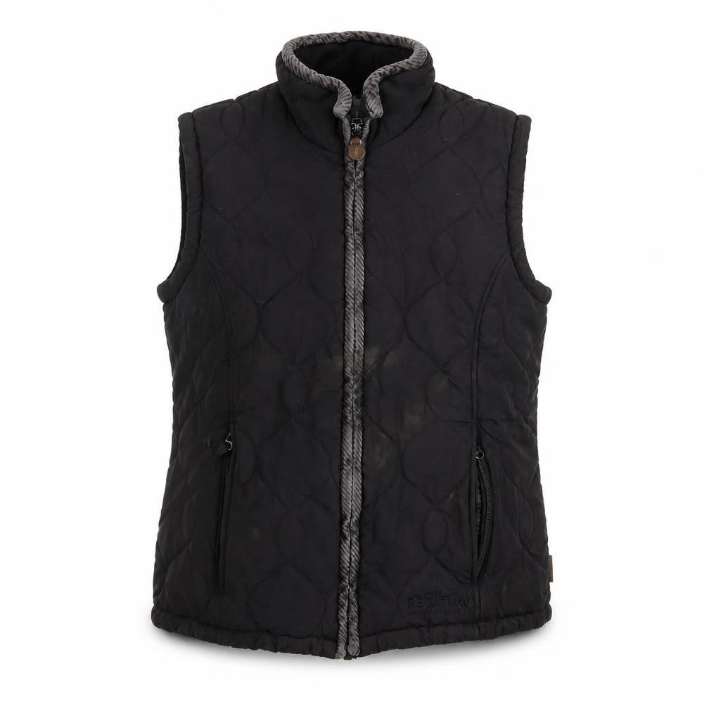 Regatta Women's Black Quilted Waistcoat Size 12