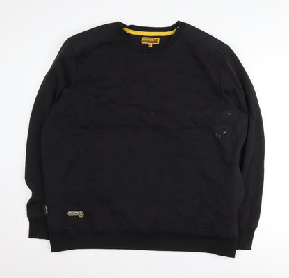 Workwear Men's Black XL Quilted Pullover Sweatshirt