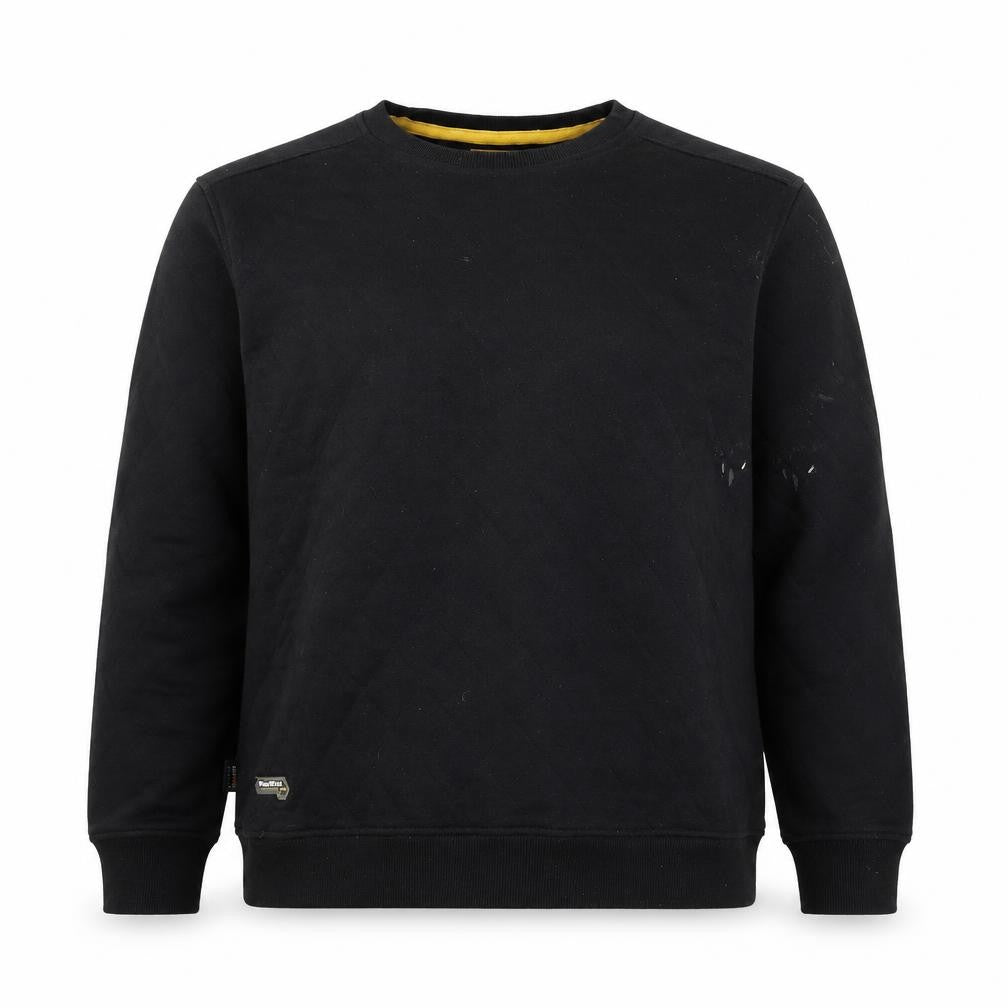 Workwear Men's Black XL Quilted Pullover Sweatshirt