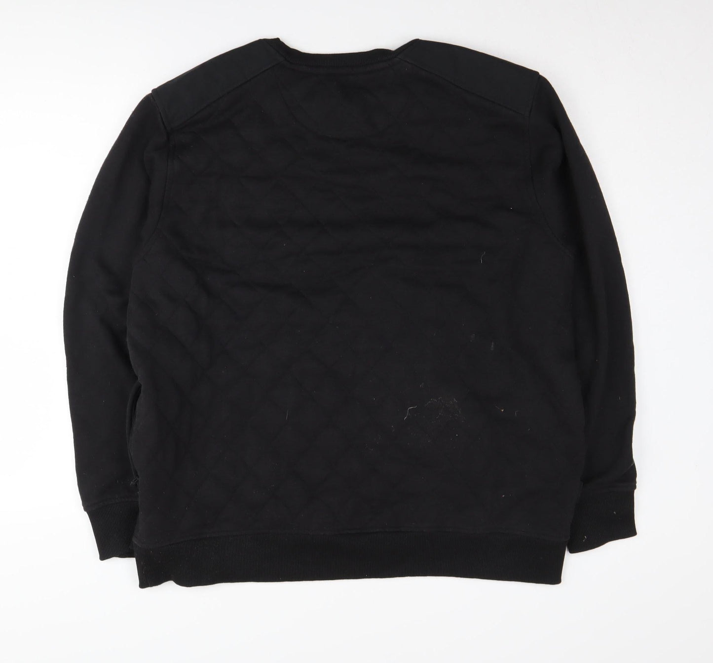 Workwear Men's Black XL Quilted Pullover Sweatshirt
