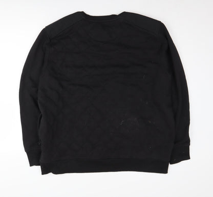 Workwear Men's Black XL Quilted Pullover Sweatshirt