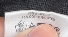 Eastex Women's Grey Cardigan Size 14 Regular Sleeve