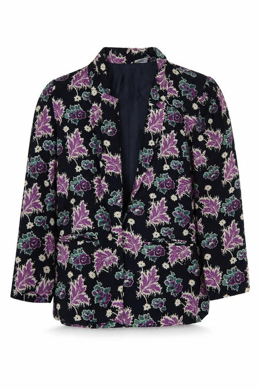 Alexon Women's Multicoloured Floral Suit Jacket, M, Lined, Regular Fit