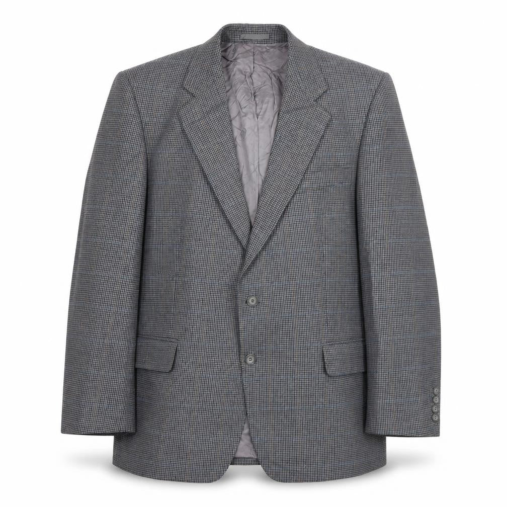 Magee Men's Grey Check Blazer 42 Regular Fit