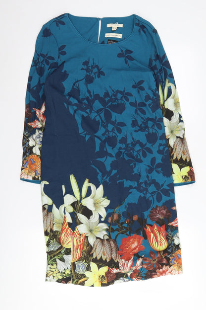 White Stuff Women's Floral Shift Dress, UK 6, Multicoloured