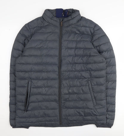 Rydale Men's Grey Puffer Jacket M Insulated Winter