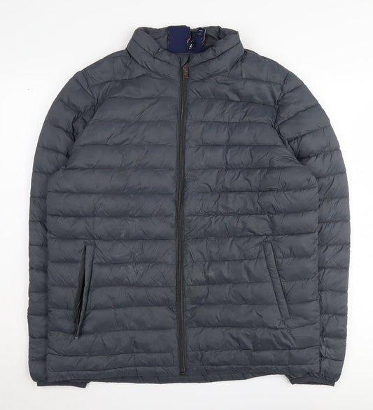 Rydale Men's Grey Puffer Jacket M Insulated Winter