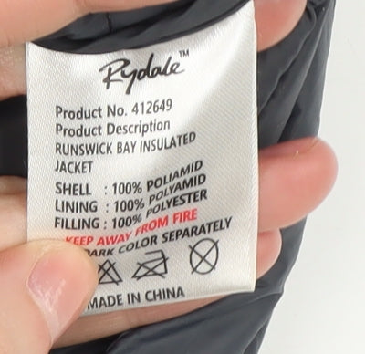 Rydale Men's Grey Puffer Jacket M Insulated Winter