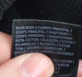 Brand and care label for Ivy Park Women's XS Black Pullover Hoodie