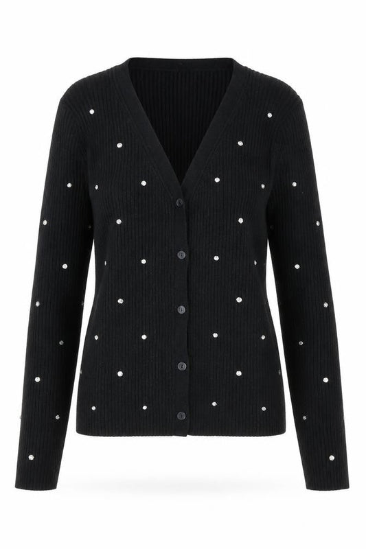 V by Very Women's Black Cardigan - S, V-Neck