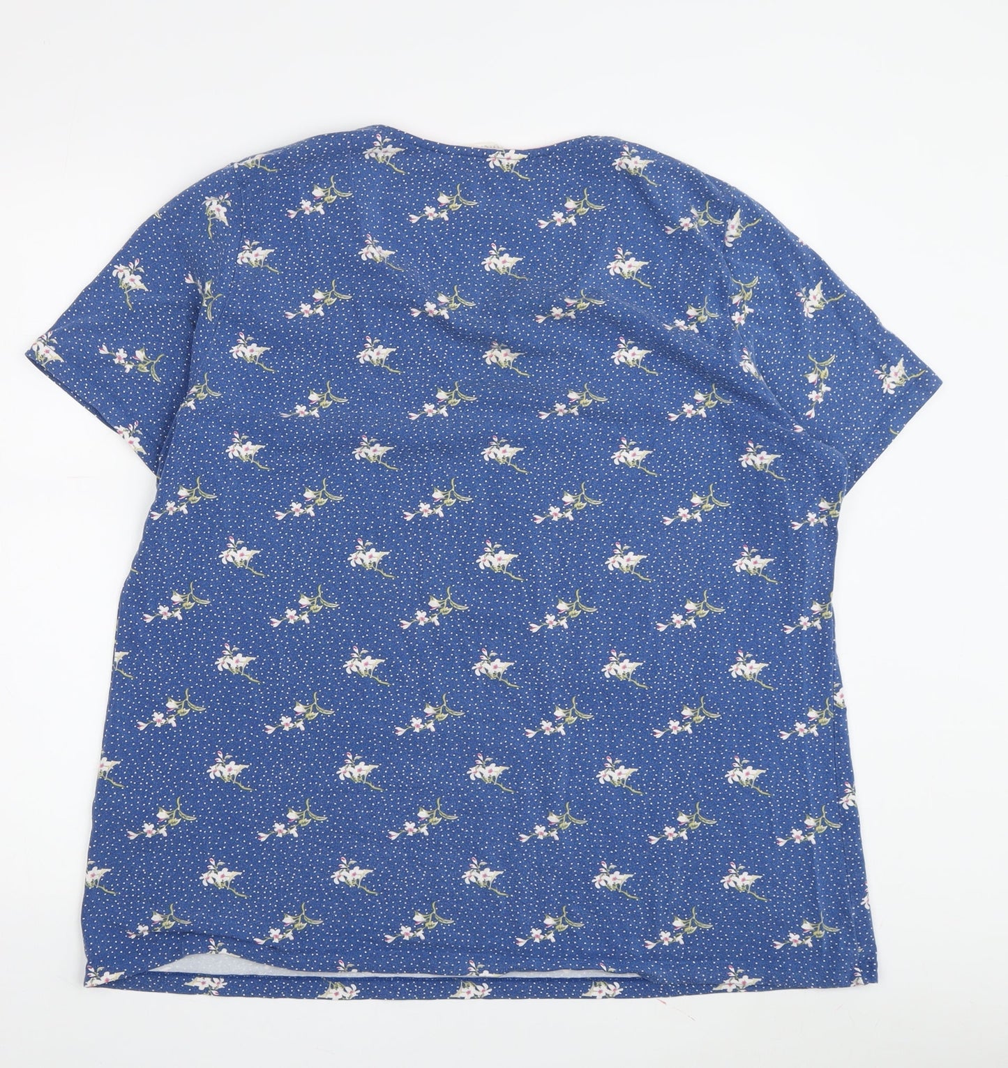 Tulchan Women’s Blue Floral T-Shirt Size 18