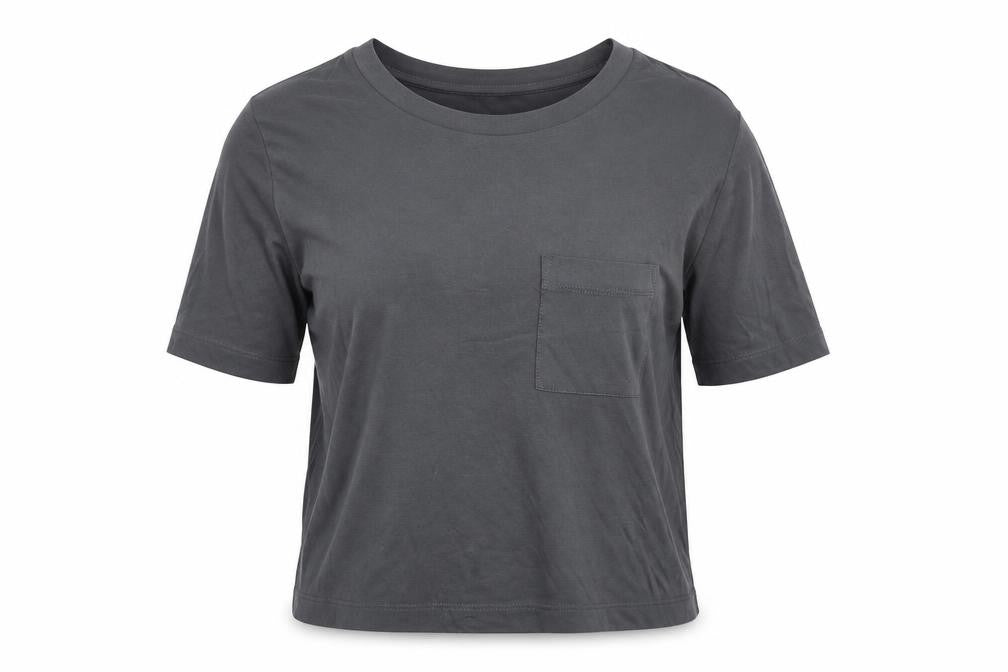 Gap Women's Grey Cotton T-Shirt XS Regular Fit