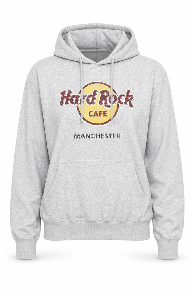 Hard Rock Cafe Grey Pullover Hoodie, Unisex Small