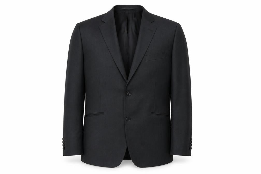 Dehavilland Men's Black Regular Fit Blazer, 42R