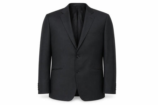 Dehavilland Men's Black Regular Fit Blazer, 42R