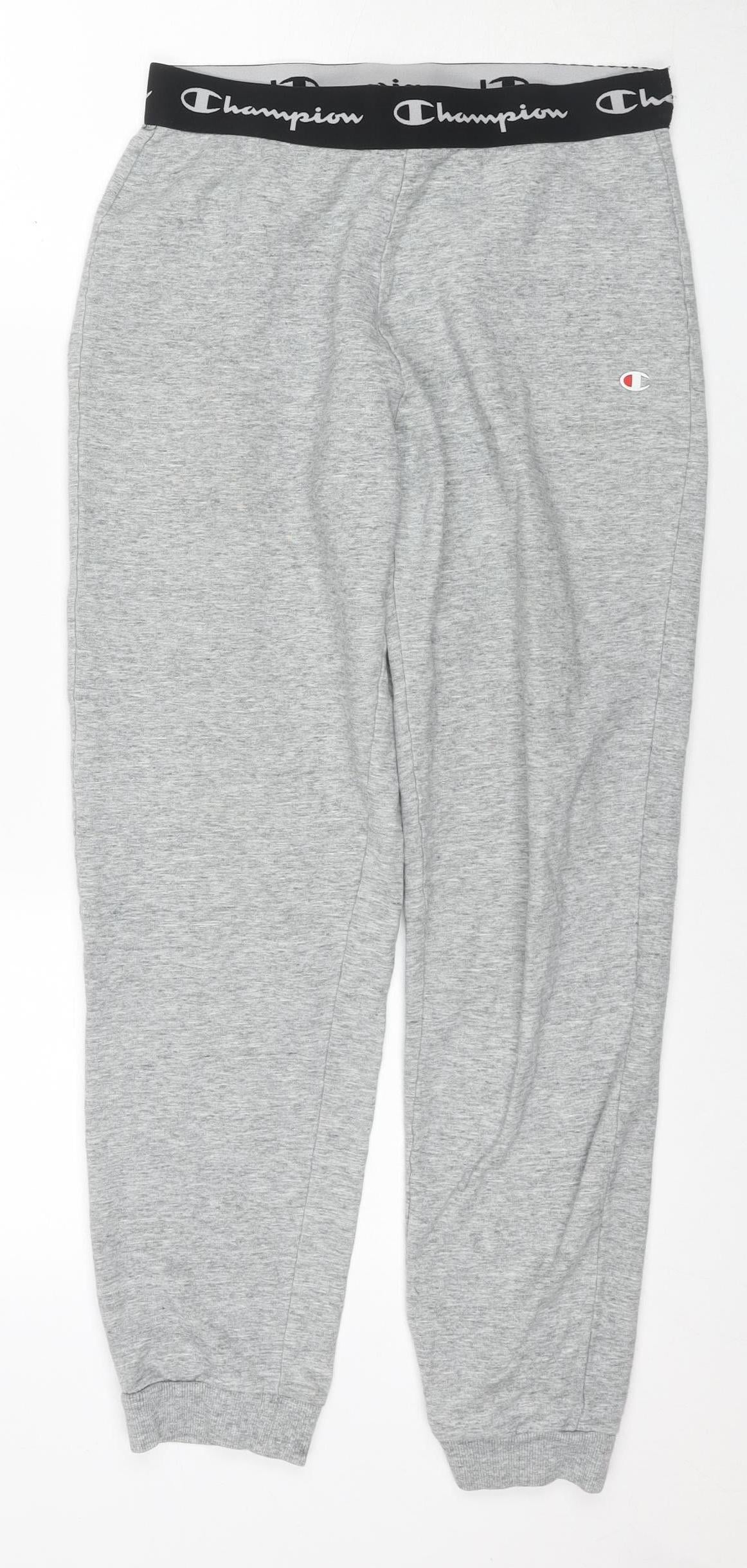 Champion Womens Grey Jogger Trousers M Cotton Elastane