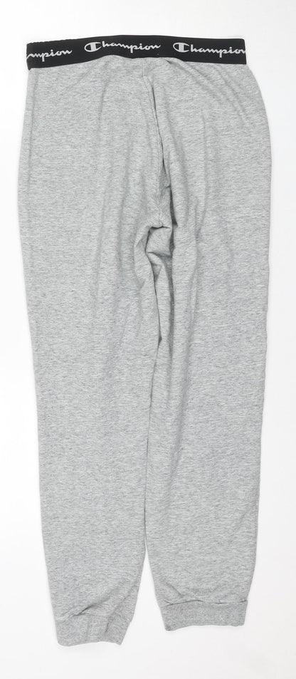 Champion Womens Grey Jogger Trousers M Cotton Elastane