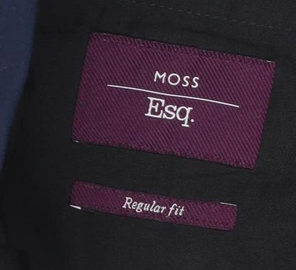 Moss Esq. Men's Blue Dress Pants Size 32 Regular Fit