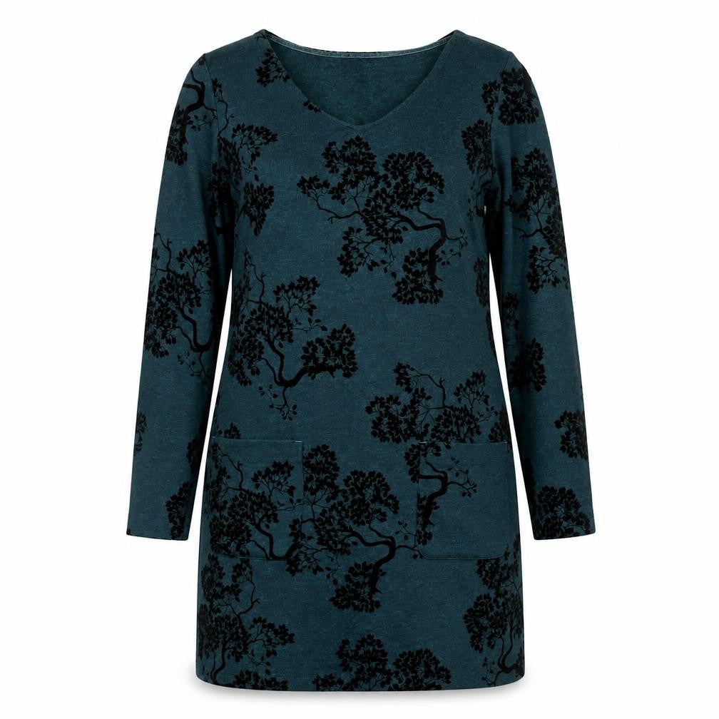 Marks & Spencer Women's Green Floral Shift Dress Size 10