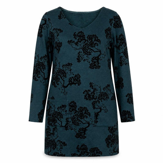 Marks & Spencer Women's Green Floral Shift Dress Size 10