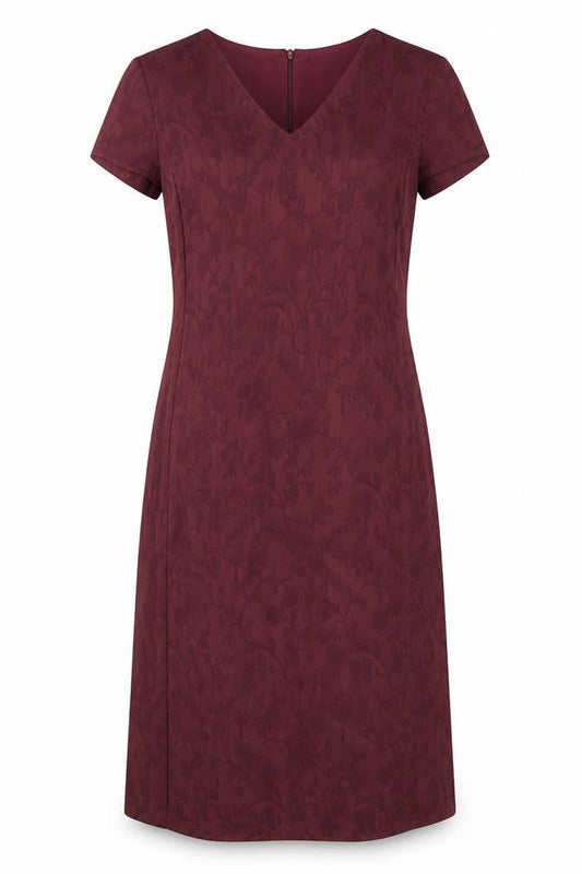 Laura Ashley Women's Purple Floral Midi Sheath Dress - Size 12