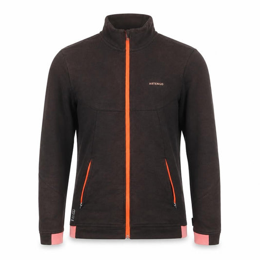Artengo Men's Black Track Jacket, Size M, Full Zip