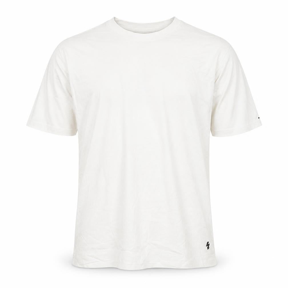 RESERVED Mens White Graphic Relaxed Fit T-Shirt M