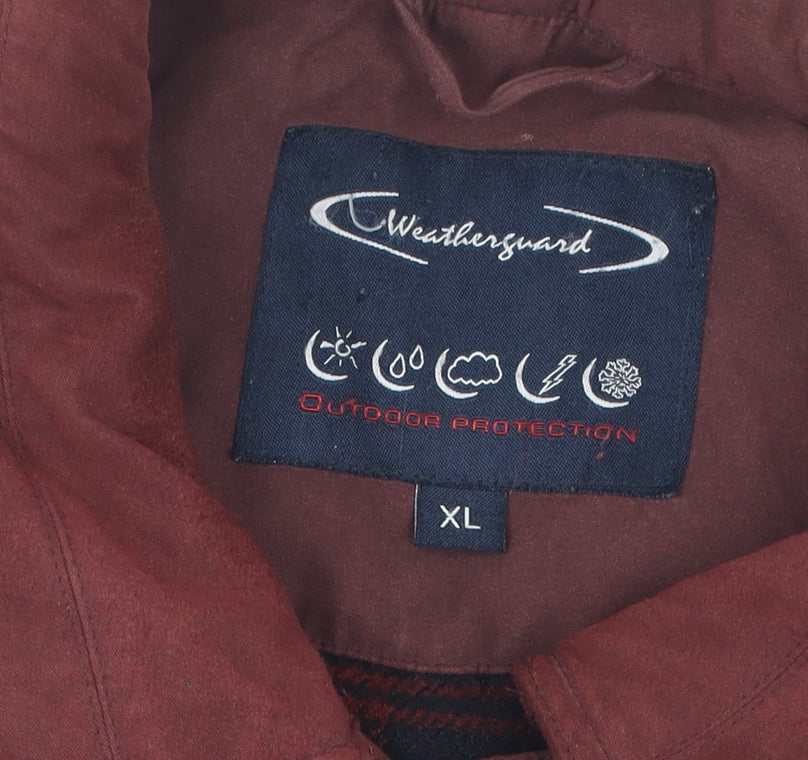 Weatherguard Men's Brown XL Rain Coat
