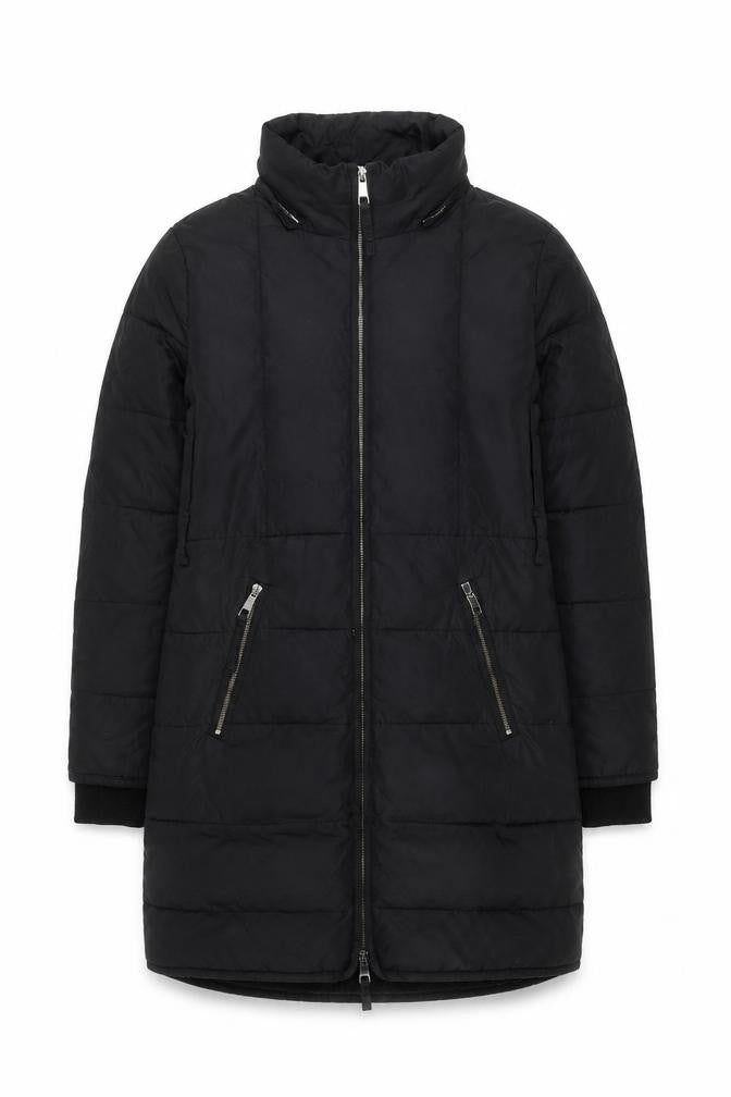 Whistles Women's Black Puffer Jacket S Casual Classic
