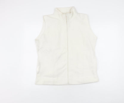 Isle Essentials Women's Ivory Waistcoat M Casual