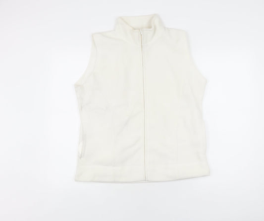 Isle Essentials Women's Ivory Waistcoat M Casual