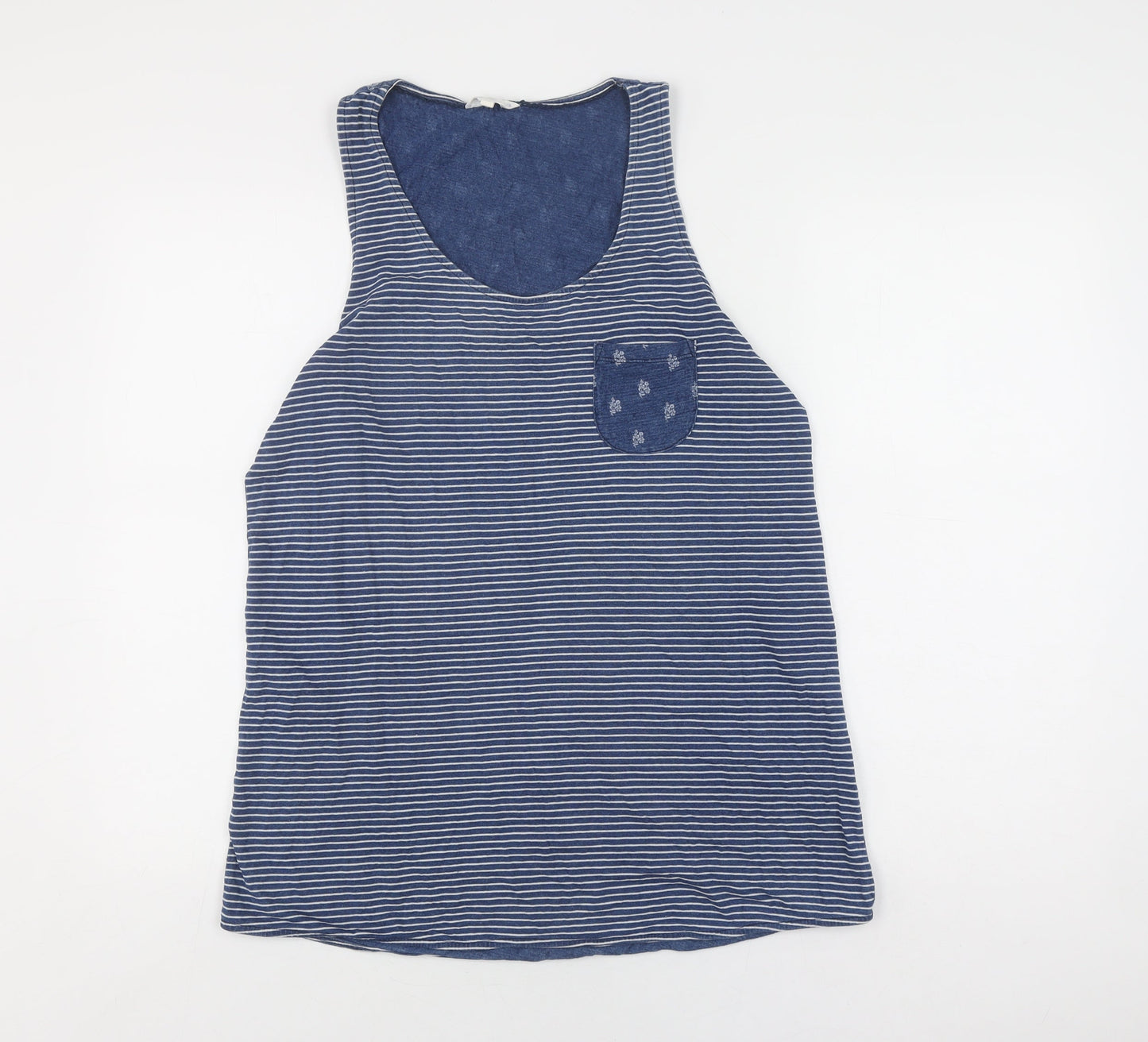 Falmer Heritage Women's Blue Striped Tank in Size 14