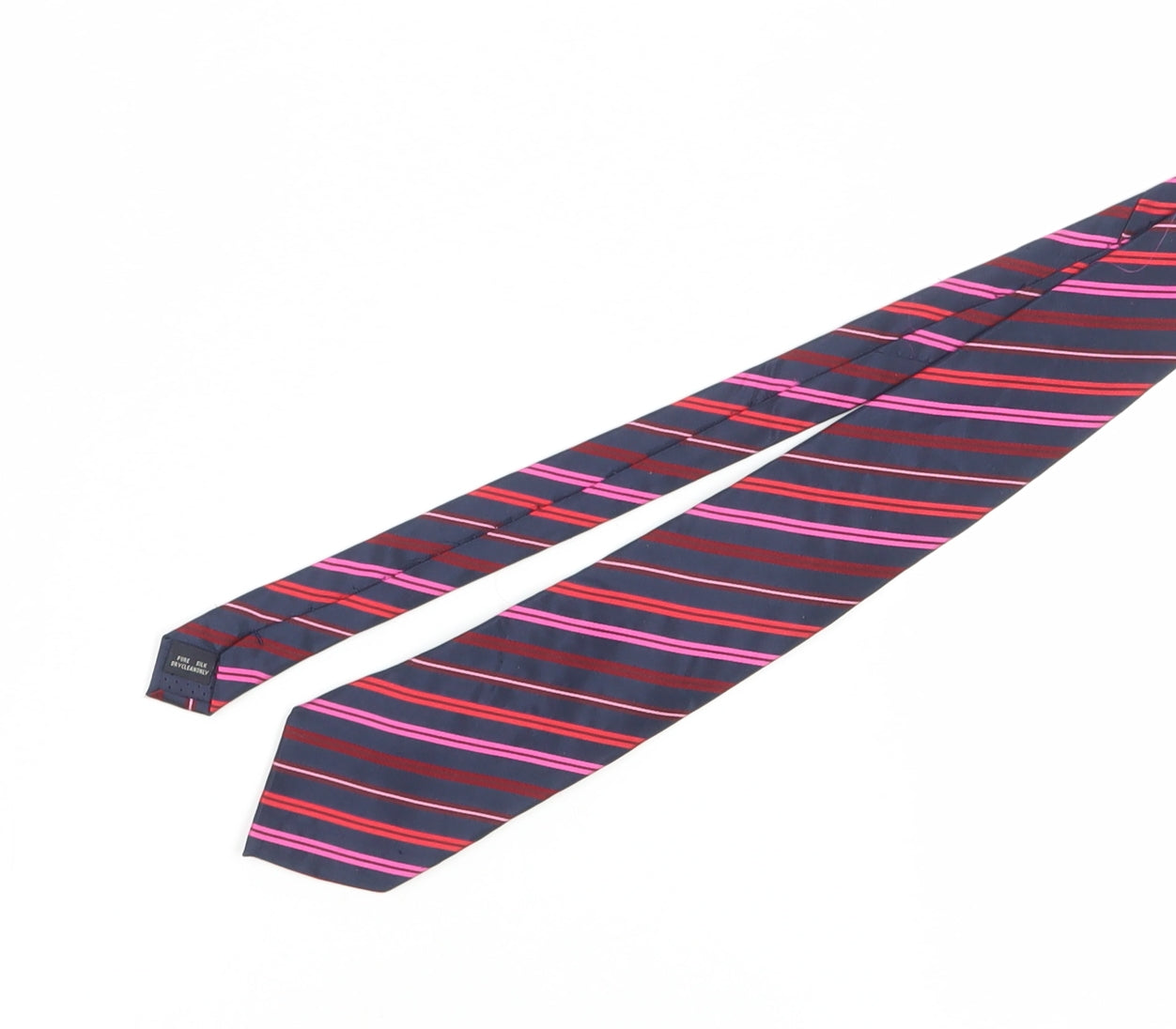 Dehavilland Men's Multicoloured Striped Silk Tie