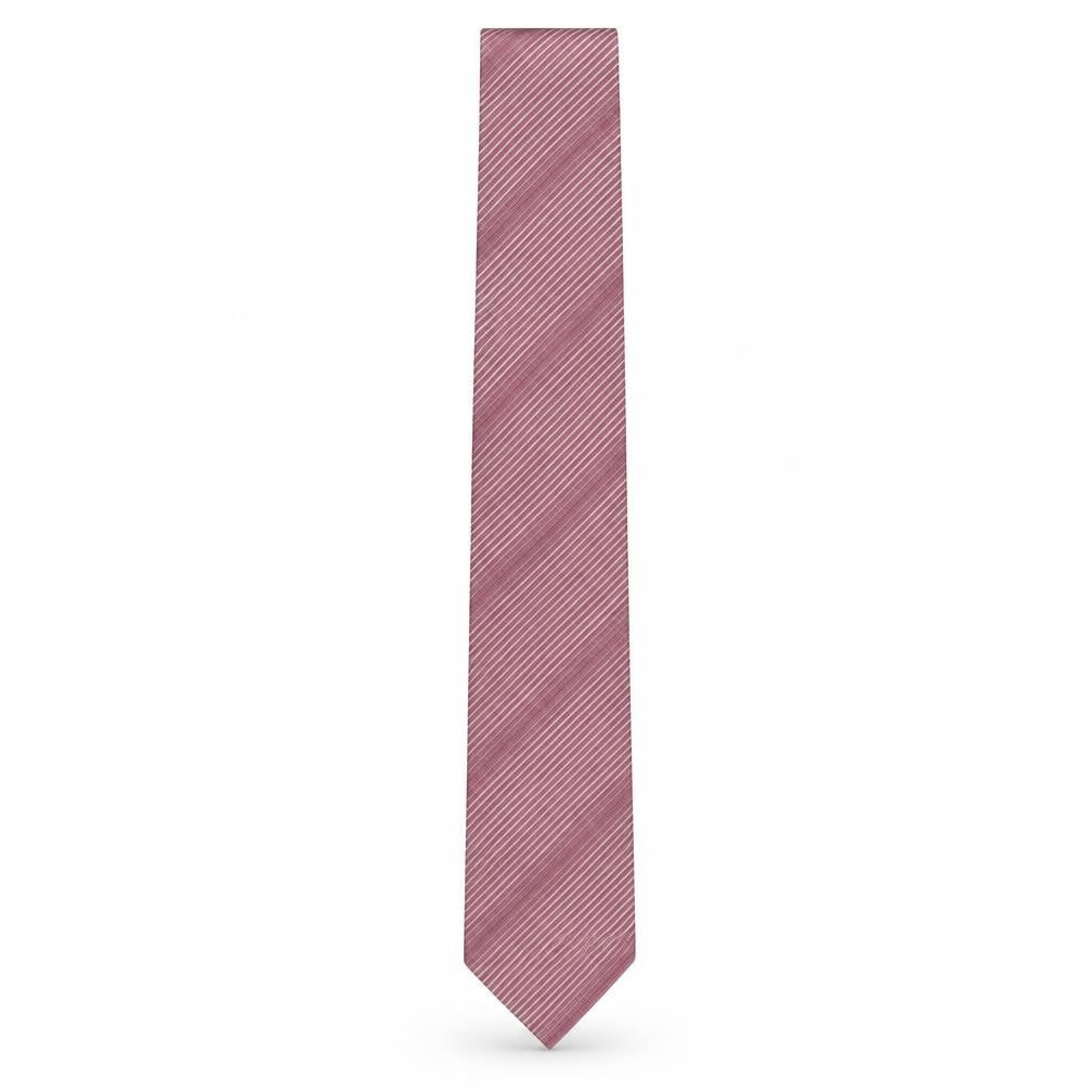 Jeff Banks Men's Purple Striped Silk Tie