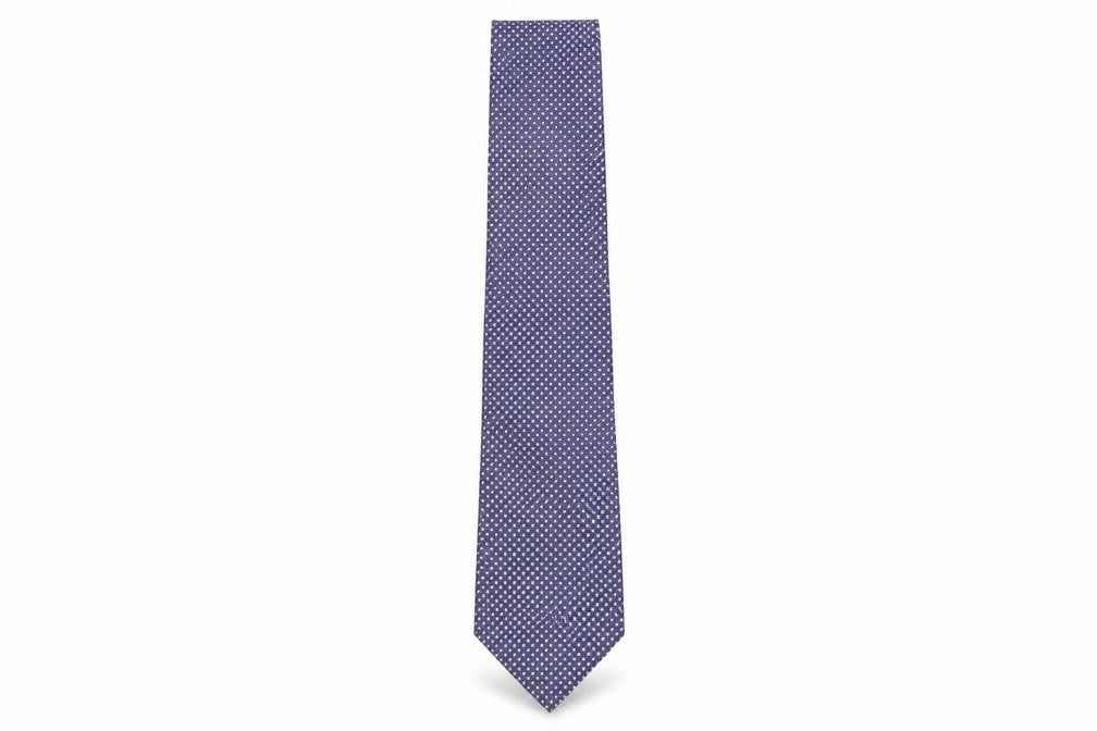 Jeff Banks Men's Blue Geometric Silk Tie