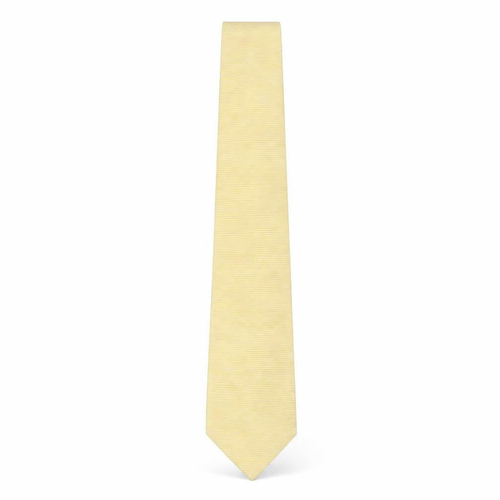 Austin Reed Men's Yellow Striped Silk Tie