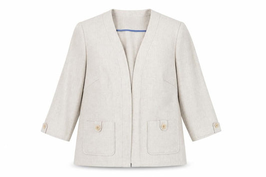 Eastex Women's Beige Suit Jacket Size 12 for Spring