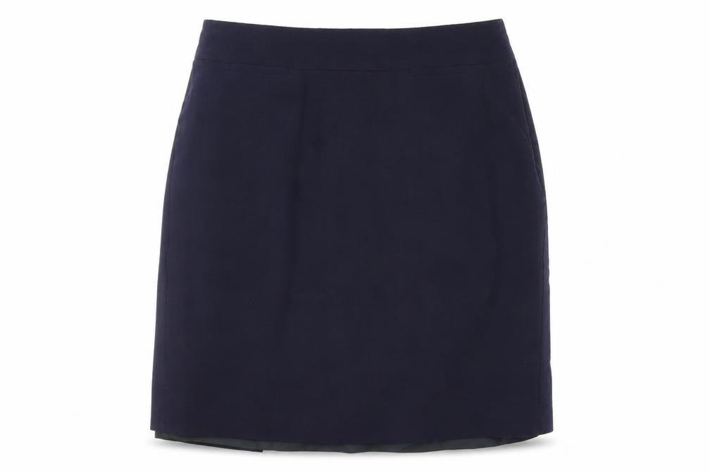 Banana Republic Women Blue Pencil Skirt Size 8 Petite