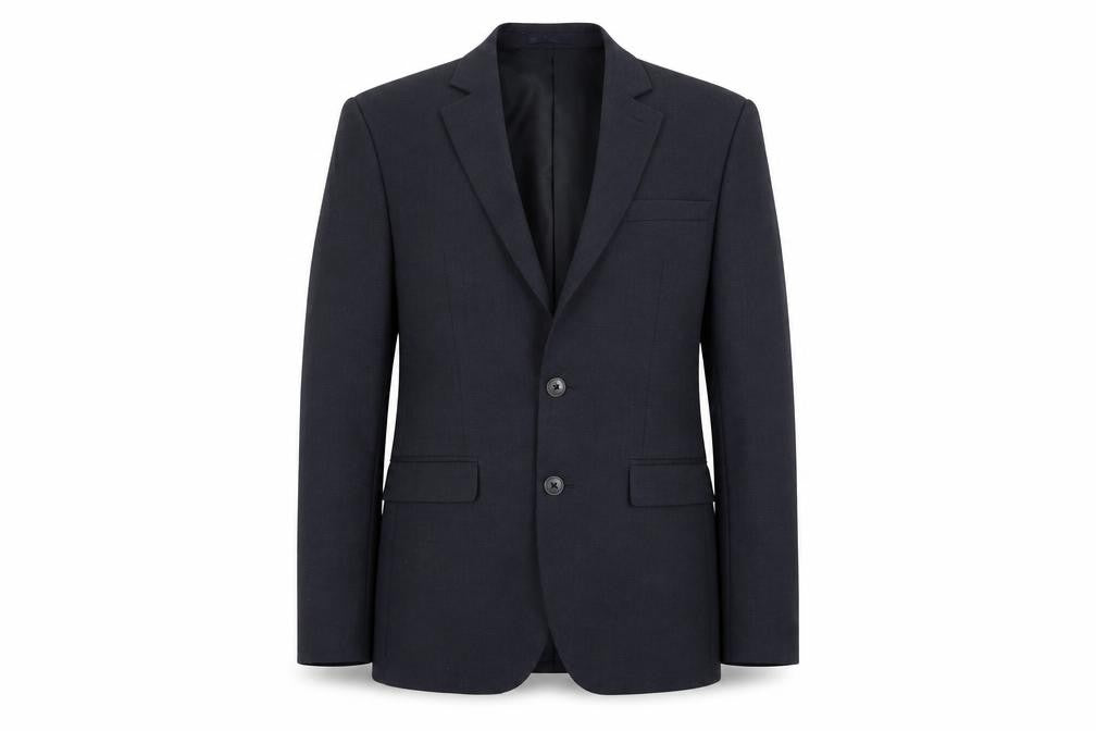 Jaeger Men's Blue Blazer, 38, Regular Fit, Formal Elegance