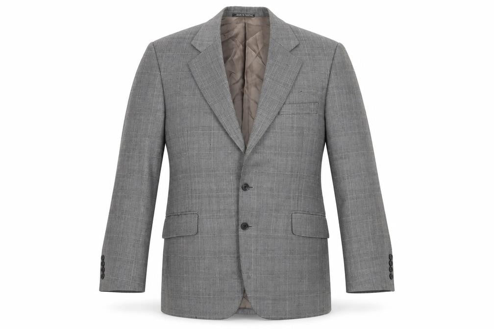 Austin Reed Men's Grey Plaid Blazer 40 R