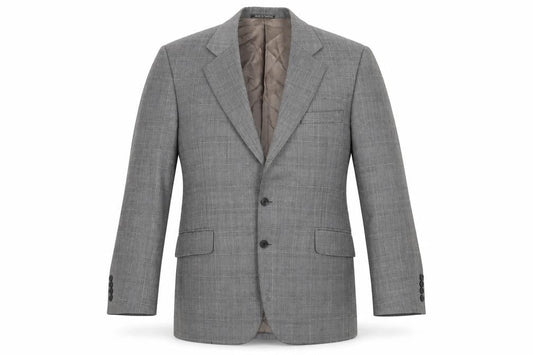 Austin Reed Men's Grey Plaid Blazer 40 R