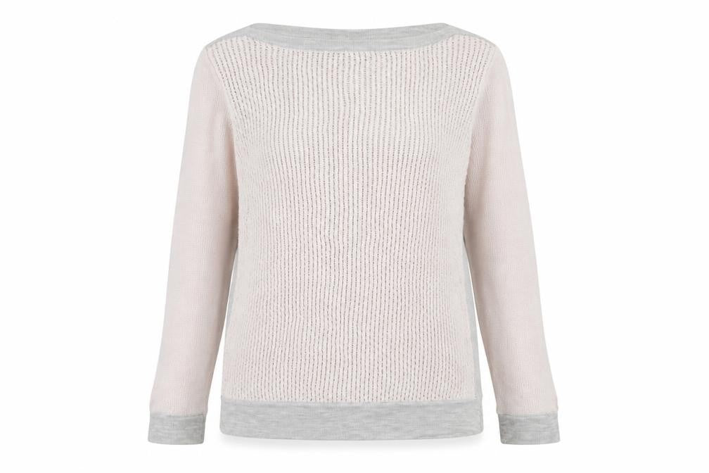 Jasper Conran Women's Ivory Boat Neck Jumper Size 10