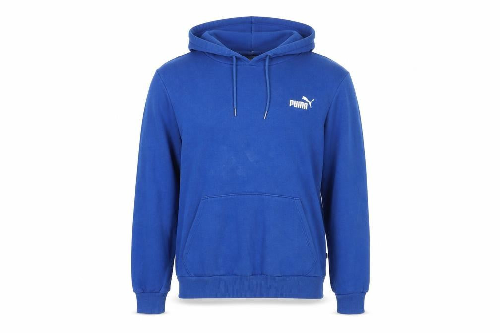 Puma Boys Blue Pullover Hoodie Size L with Logo