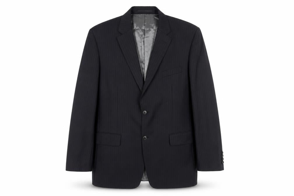 Austin Reed Men's Black Blazer, Size 44R, Wool, Classic Fit