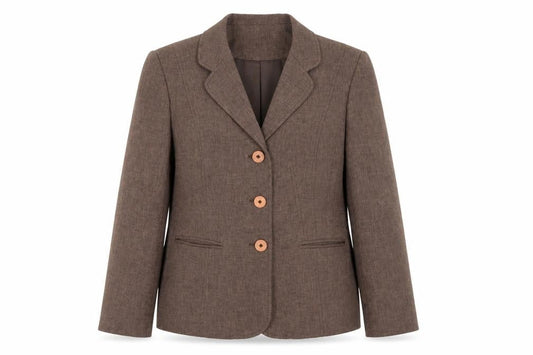 Eastex Women's Brown Suit Jacket, Size 10, Lined, Excellent