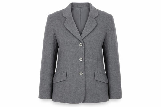 Eastex Women's Grey Blazer, Size 12, Wool Business/F
