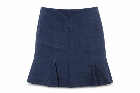 Laura Ashley Women's Blue Cotton Skirt Size 16