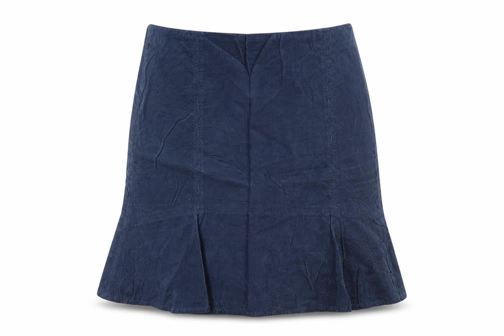 Laura Ashley Women's Blue Cotton Skirt Size 16