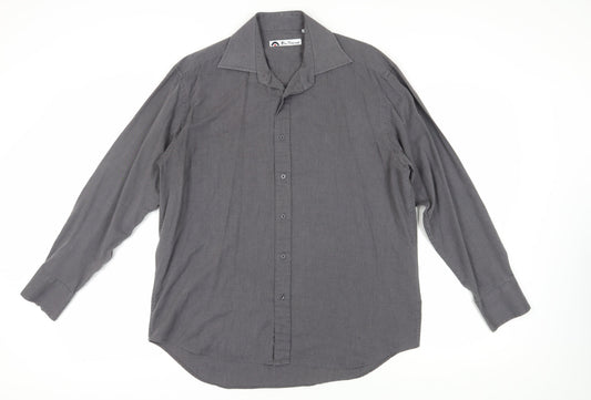 Ben Sherman Men's Grey 16.5 Regular Button-Up Shirt